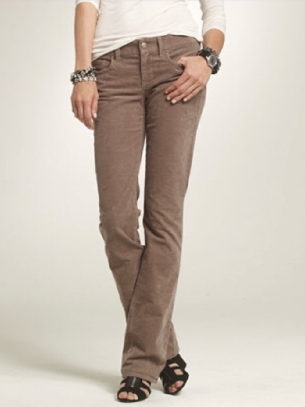 J.Crew Khaki Matchstick Corduroy Jeans / Pants 27R